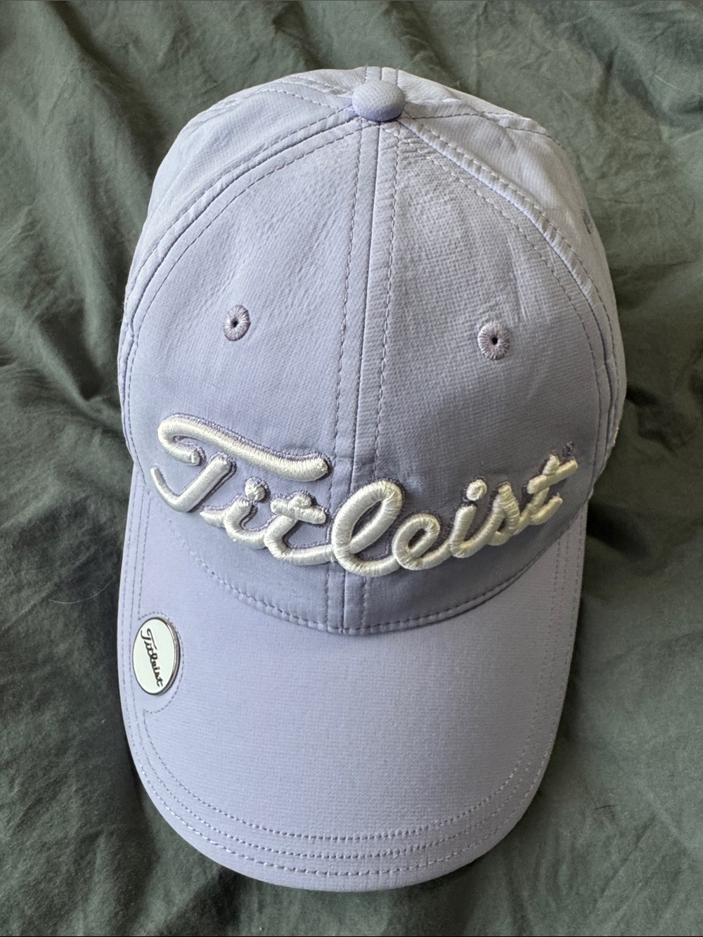 Titleist Kids Pastel Lavender Hat with White Script Logo